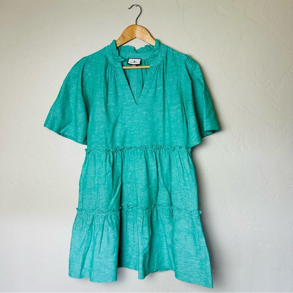Tuckernuck Women’s Sea Green Crawford Mini Dress Size Small - Picture 6 of 11